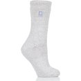 thumbnail image 3 of Heat Holders Women's Twist Socks Denim/Cream/Women's 5-9, 3 of 5