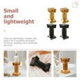 thumbnail image 3 of Shisuyan 4Pcs Household Candlesticks Gold ABS for Family Party Indoor, 3 of 8