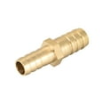 thumbnail image 3 of Unique Bargains 6mm to 4mm Hose ID Brass Reducer Barb Hose Fitting Straight Connector Coupler Tubing Adapter 1pcs 12mm x 10mm, 3 of 3