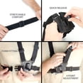 thumbnail image 2 of Harnais de Poitrine pour Caméra d'Action – Support de Poitrine avec Sangles Réglables, Réglage à 4 Points, Articulation Complète, Vis Trépied, Adaptateur en J – Compatible avec GoPro Hero 10, Dragon Touch, et Plus, 2 of 4
