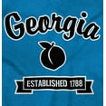 thumbnail image 2 of Georgia Cute Peach State Souvenir Men's Graphic T Shirt Tees Brisco Brands S, 2 of 6