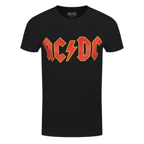AC/DC - Camiseta Logotipo para Adultos Unisex (Negro)