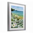 thumbnail image 3 of Stupell Industries Seaside Daisy Meadow Gray Framed Print Under Glass design by Georgie Harrison, 21 x 17, 3 of 10