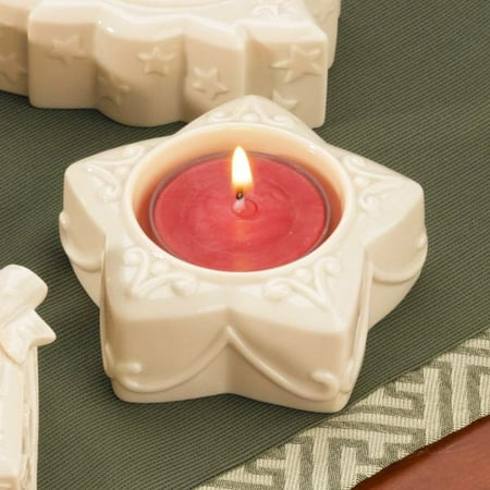 Lenox Christmas Collection 775619 Yuletide Glowlites Star Candle Holder