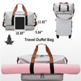 thumbnail image 3 of Bolsa de Tela de Tela Oxford A Prueba de Agua, Compartoimento Seco Húmedo, Correa para El Hombro, Para Vijar, Deportes, Gimnasio, 3 of 7