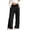 Black, variant on Teen Girls Wide Leg Sweatpants Kids FLeece Lined Baggy Sweat Pants for Girls Athletic Elastic Waist Sweatpants with Pockets Army Green Size 10-11 Years