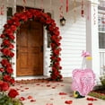 thumbnail image 4 of Valentine's Day Porch Goose Clothes - Holiday Goose Outfit Decor for Lawn Porch Goose Statue, Valentine Garden Goose Accessories for Outdoor Yard Porch Holiday Seasonal Decor Gift, Pink, 4 of 6