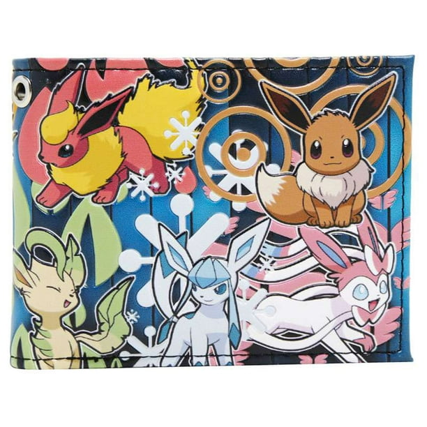 Pokemon Eevee Evolutions Toss Print Bifold Wallet Walmart Com