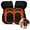 Orange, variant on Knee Pads for Work, Rodilleras de Trabajo – Colvaxa Heavy Duty Gel Knee Pads for Men & Women, Gardening, Construction, Cleaning | Flooring Knee Pads with Adjustable 12.6" Straps, Black