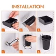 thumbnail image 7 of 12 Pack Pegboard Bins Organizer Peg Hooks Heavy Duty Plastic for Garage and Workshop Tool Storage System, 7 of 7