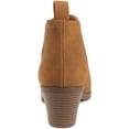 thumbnail image 5 of Soda Women Ankle Boots Slip On Booties V Cut Shaft Pointed Toe ARMORY-S Tan Brown 10, 5 of 5