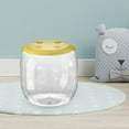 thumbnail image 1 of Almacenamiento de juguetes multifuncional, contenedores de almacenamiento de juguetes otomanos, cubo de almacenamiento, cambio de taburete de zapatos, amarillo redondo Soledad balde de almacenamiento, 1 of 10