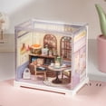 thumbnail image 2 of Rolife Mini Dollhouse Super Creator Plastic Building Set Toys Playset Gifts for Teens Adults, Honey Tea Lounge, 2 of 6