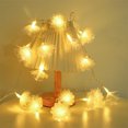 thumbnail image 6 of SHENGXINY Christmas Decorations,Led Flower String Lights for Wedding Indoor Outdoor Bedroom Decor,Gifts for Friends & Teens,Home Decor White 2.36x2.36x0.39in, 6 of 8