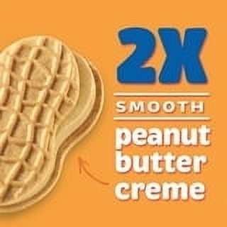 Nutter Butter Double Nutty Peanut Butter Sandwich Cookies, Family Size, 15.27 oz(2pack)