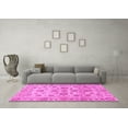 thumbnail image 3 of Ahgly Company Indoor Rectangle Oriental Pink Traditional Area Rugs, 7' x 10', 3 of 4