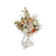 thumbnail image 5 of Elegant Artificial Flowers Bouquets Captivating Champagne Orange Faux Flower Cluster Stylish Flower Bouquets Charm, 5 of 11