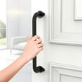thumbnail image 2 of Sliding Barn Door Pull Flush Handle Gate Hardware Set Iron Matte Black, 2 of 8