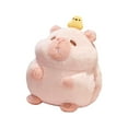 thumbnail image 2 of Kokiya Capybara Plush Toy Car Decor Lifelike Accompany Toy Animal Doll Stuffed Capybara Pink No Blanket, 2 of 9