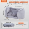 thumbnail image 2 of Vevor BYCWSFBYCXXHKKKMFV0 Pet Dog Couch for Small-Sized Dogs & Cats Dog Sofa Bed - 66 lbs, 2 of 5