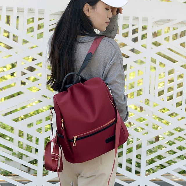Kctiaxy Backpack Backpack One Shoulder Two Shoulder Multifunctional Travel Bag Disapprove-Theft Ladies Travel Backpack Back Open Pocket Travel Bag Antidisapprove-Theft Fabric Kitchen Appliances