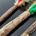 thumbnail image 4 of Baguette Taquine-Animal de Compagnie Créative en Fausse Plume Jouet Taquine-Chat Jouet Interactif pour Chat, 4 of 5