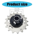 thumbnail image 5 of SIEYIO Bicycles Freewheels 3 Speed Cassette Sprocket for Cycling 3 Speed Freewheels 9-13-17T Mountain Bicycles Steel Freewheels, 5 of 8