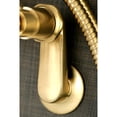 thumbnail image 3 of Kingston Brass AE8157DX Wall Mount Tub Filler with Hand Shower  Brushed Brass, 3 of 7