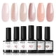 thumbnail image 1 of Set de esmaltes de uñas en gel Modelones, 6 colores, purpurina neutra, 1 of 9