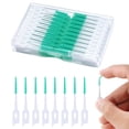 thumbnail image 1 of Palillos de hilo dental YEERSUO, 220 piezas, cepillo suave de silicona, 1 of 7