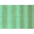 thumbnail image 1 of Ahgly Company Machine Washable Indoor Rectangle Abstract Turquoise Blue Modern Area Rugs, 2' x 3', 1 of 4