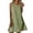 Green, variant on Tqcoqu Women's Linen Blend Sleeveless Round Neck A-Line Mini Dress with Pockets,Black Women's S-XXXL