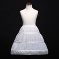 thumbnail image 4 of Goriertaly Enfant Fleur Fille Robe Tulle Appliques Réutilisables et Facile à Nettoyer Robe de Soutien Efficacement Blanc 55cm, 4 of 6