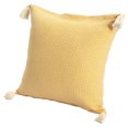 thumbnail image 5 of Ox Bay Sasha 18" x 18" Yellow Chevron Stripe Turkish Cotton Adult Decorative Throw Pillow, 5 of 8