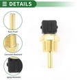 thumbnail image 3 of Sensor de temperatura del refrigerante del motor Unique Bargains No.392203C100 Sensor de temperatura del agua para Hyundai Santa Fe 2020 1 Pc, 3 of 6