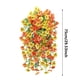 thumbnail image 3 of Guirnalda de flores artificiales | Plantas colgantes decorativas de plástico violeta simulado | Flores sintéticas multicolores para decoración de salón, techo y balcón | Envolvimiento floral, 3 of 9