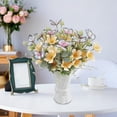 thumbnail image 6 of karymi Simulation Bouquet Wedding Decoration Home Furnishings Small Fresh Artificial Flower Arrangements Props Fake Flowers Living Room Decor Birthday Gifts Living Room Decor, 6 of 6