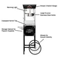 thumbnail image 3 of Great Northern Popcorn 3-Gallon Matinee Popcorn Machine with Cart (Black), 3 of 6