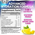 thumbnail image 2 of Hydration Electrolyte Gummies - Daily Liquid Replenisher Gummy - Electrolyte Multiplier with Minerals, Potassium & Real Salt - Vegan, Non-GMO - Tasty Lemon Flavor Hydration Electrolytes - 60 Gummies, 2 of 9