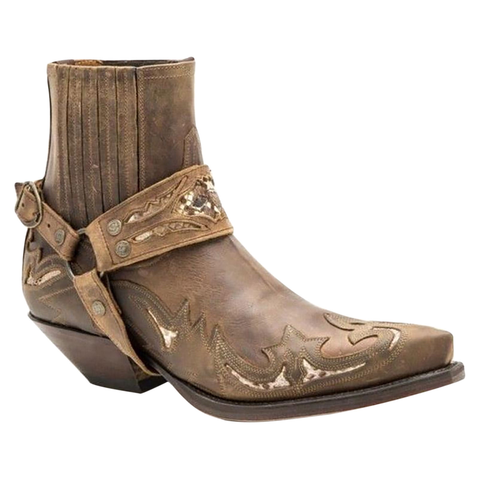 Tuscom boots mens Vintage leather shoes 