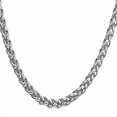 thumbnail image 4 of Elegant Statement Necklace Long Chain Platinum Necklace Silver Chain for Men, 4 of 5