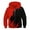 1#Red, variant on Kiijoy Little Boys Football Graphic Hoodie Sports Zip Up Hooded Sweatshirt, Sizes 5-6