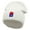 White, variant on Patriotic Fries Embroidered 12 inch Acrylic Blank Cuff Long Beanie - White OSFM