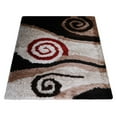 thumbnail image 2 of Rugsotic Carpets Hand Tufted Shag Polyester Eco-Friendly Area Rugs - 9'x12', Rectangle, Beige Brown, Plain Solid Design, High Pile Handmade Anti Skid Rugs for Living Room, Bed Room K00024, 2 of 5