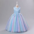 thumbnail image 4 of Vestido de niña Vestido de princesa infantil Vestido de novia Actuación de piano Pasarela Vestido de niña de las flores de un año, 4 of 5