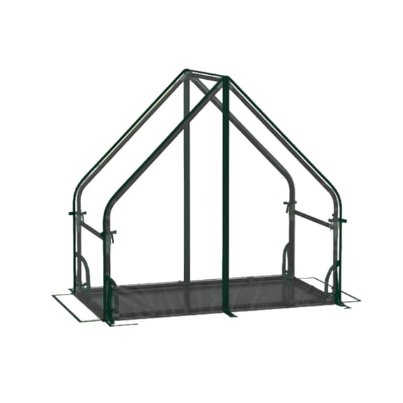 TENGDA Portable Mini Greenhouse Wind Resistant Grow Tent with Detachable Bottom Mat for Garden Balcony Patio