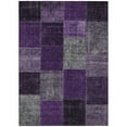 thumbnail image 2 of Addison Rugs Chantille Indoor/Outdoor Transitional Patchwork Eggplant Washable Rectangle Rug, 5' x 7'6", 2 of 6
