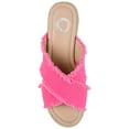 thumbnail image 5 of Journee Womens Shanni Wedge Heel Espadrille Sandals, 5 of 10