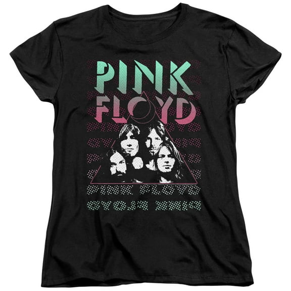 Pink Floyd The Band Women's T Shirt, Black, 2X-Large