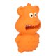 thumbnail image 2 of Juguete para perros chirriante, interesante, resistente a las mordeduras, goma saludable, juguetes para perros indestructibles para suministros para mascotas, color naranja, 2 of 5